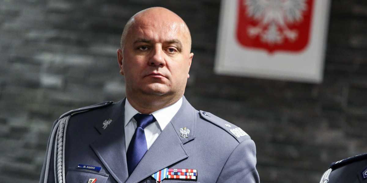 Mariusz Dąbek wymieniany jest jako kandydat na nowego szefa policji.