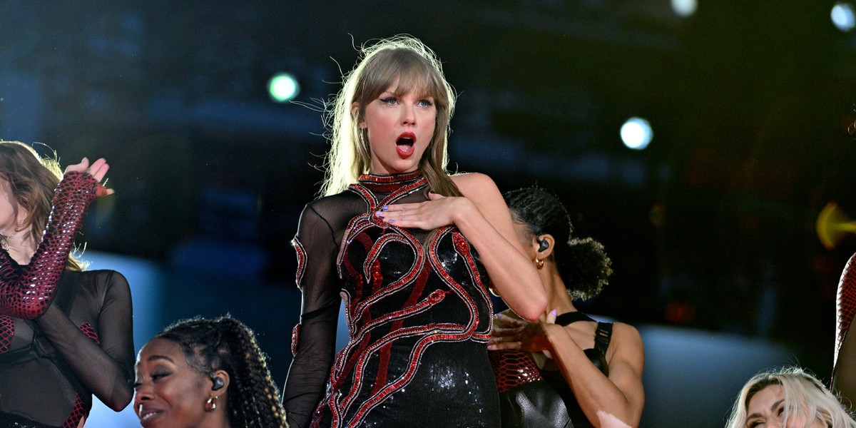 Taylor Swift podczas trasy koncertowej Eras Tour.