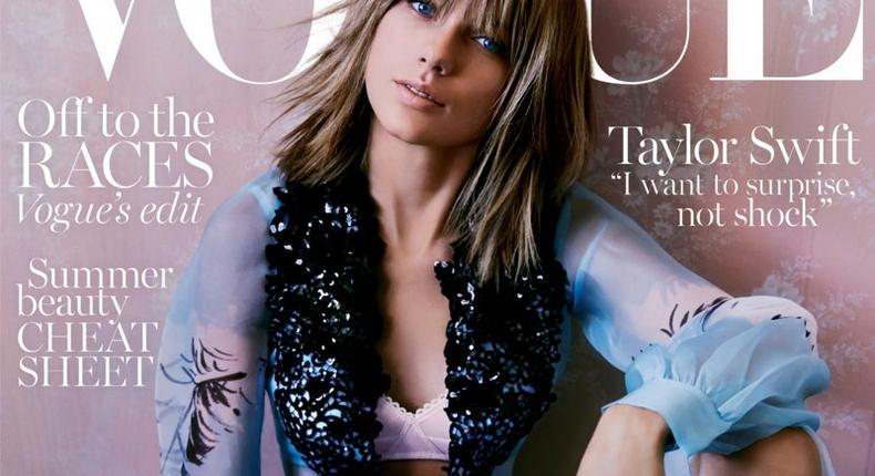 Taylor Swift covers Vogue Autralia November 2015 issue