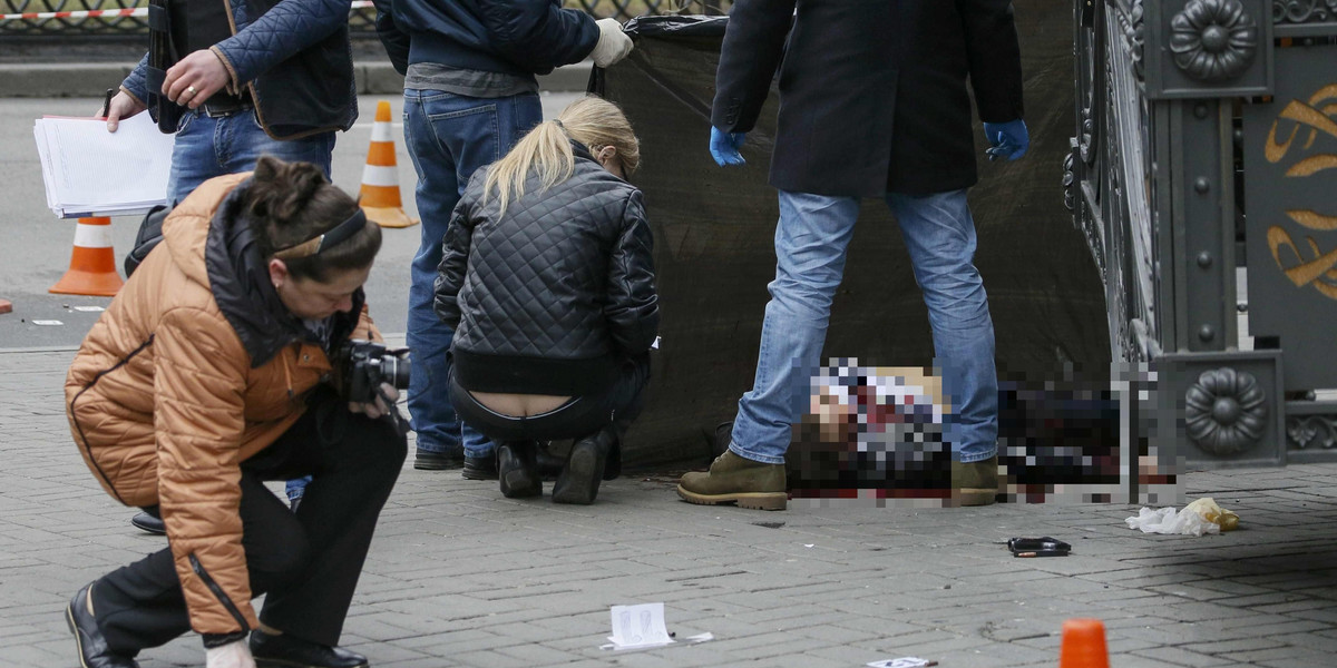 Zabójstwo w centrum Kijowa 