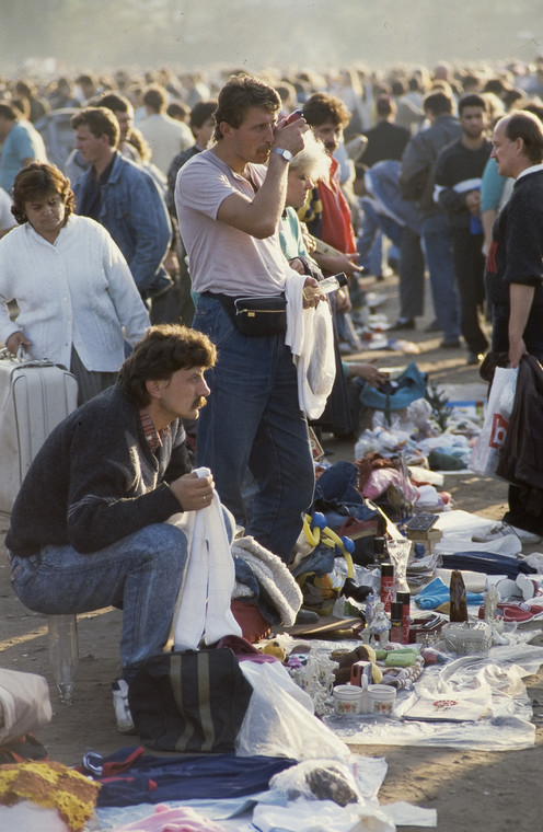 Polenmarkt w Belinie Zachodnim, 1990 r.