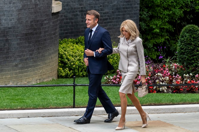 Emanuel i Brižit Makron u Londonu