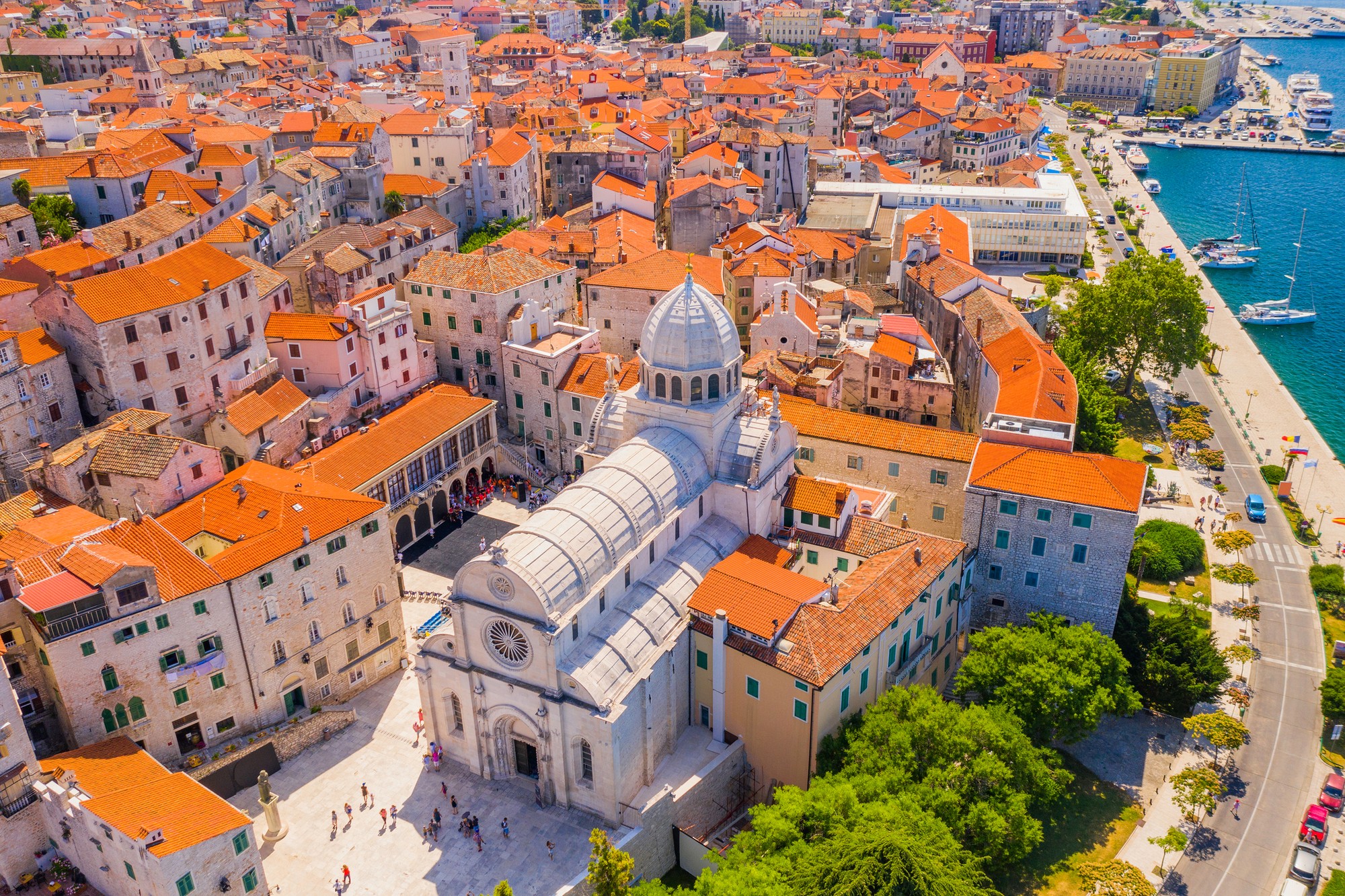 Chorvátske mesto Šibenik (ilustračné foto).