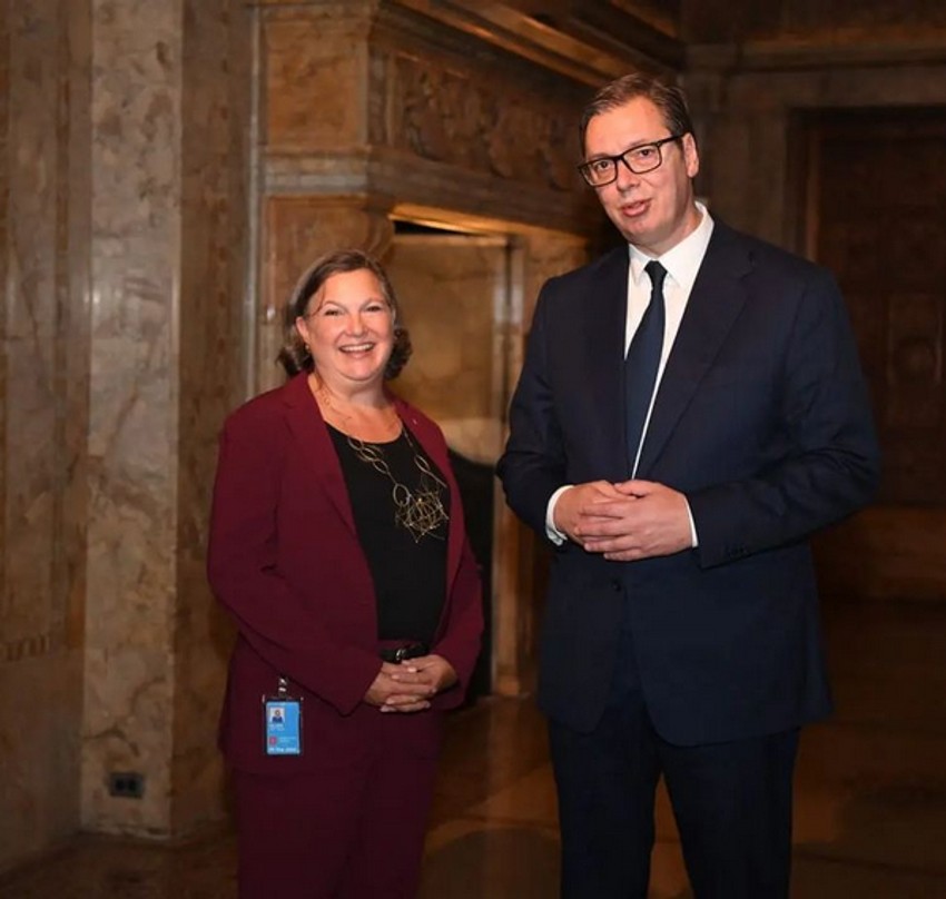 Aleksandar Vučić i Viktorija Nuland