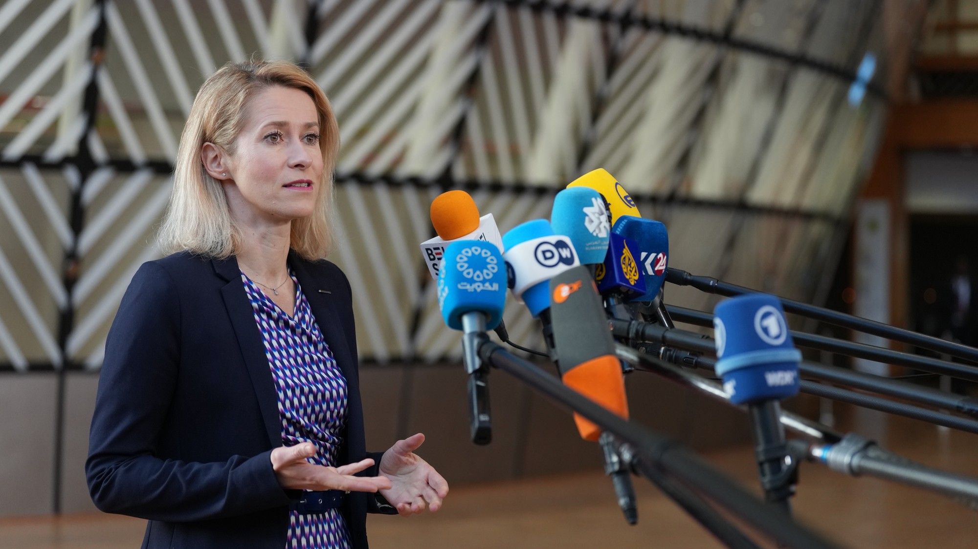 Šéfka diplomacie EÚ Kaja Kallasová.