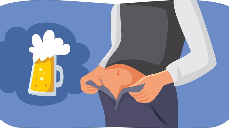 melyik alkoholos ital okoz legtöbb hasi zsírt