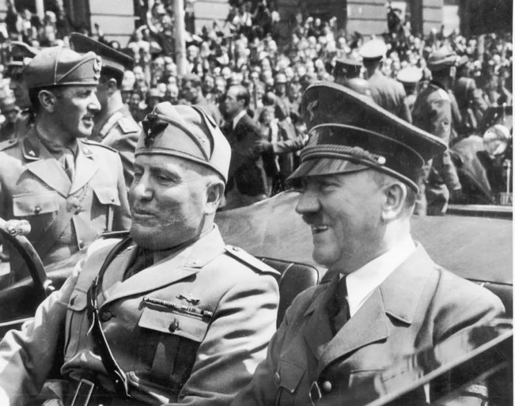 Mussolini i Hitler, fot. Getty Images