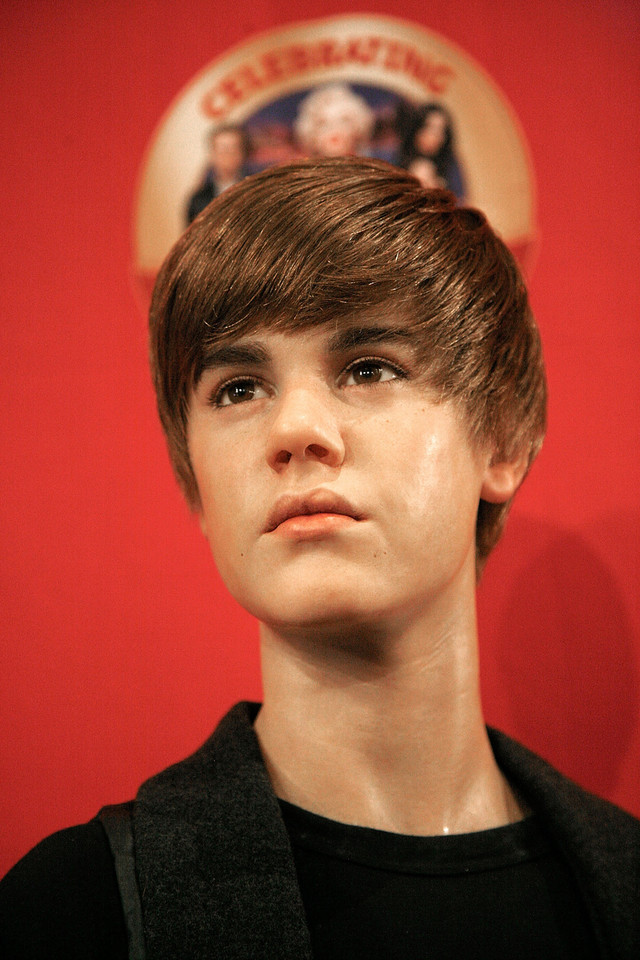 Figura woskowa Justina Biebera w Nowym Jorku
