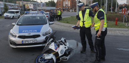 Policyjny pościg za motocyklistą. Pirat jechał nawet po chodniku!