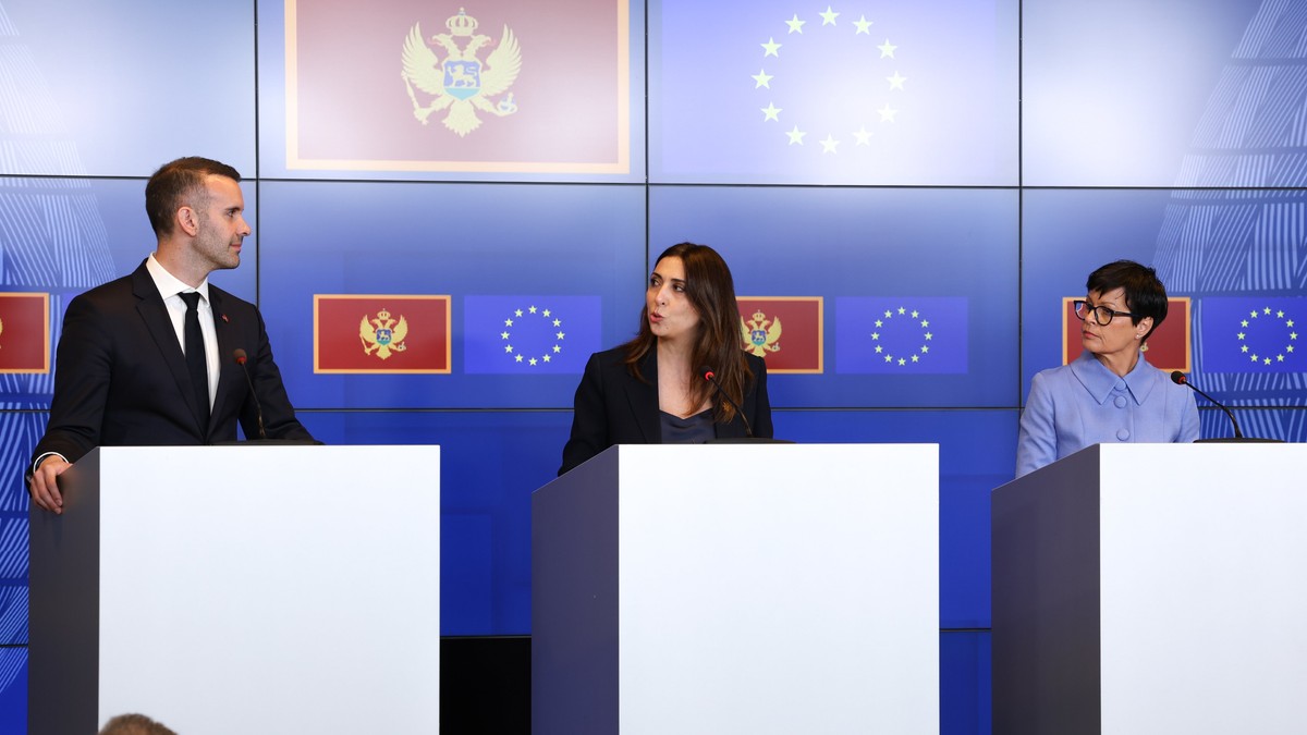 Marta Kos i Milojko Spajić