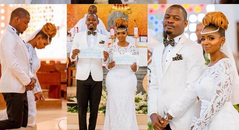 Photos of Anelisa Muigai’s secret wedding with Ben Pol surface online