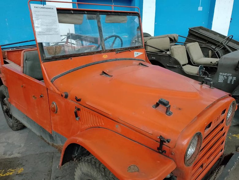 Fiat Campagnola z 1955 roku, produkowany od 1951 - 1973, 1901 cm3, 53 - 63KM