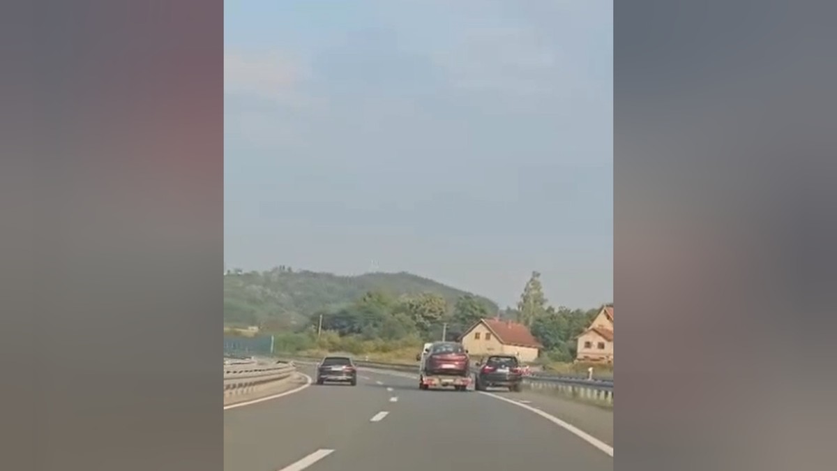 Vožnja u zaustavnoj traci kod Požege