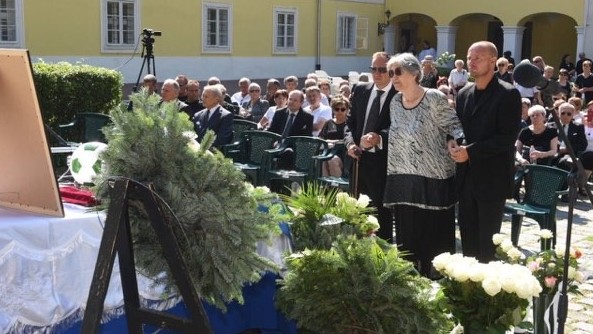 Így búcsúzott férjétől Pécsi Ildikó Fotó: RAS / Oláh Csaba