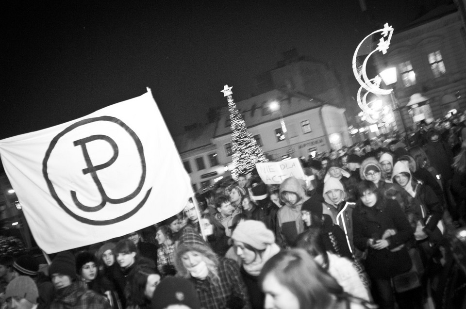 Manifestacja Anty ACTA - Bielsko-Biała, fot. magda1901/ Daj znać