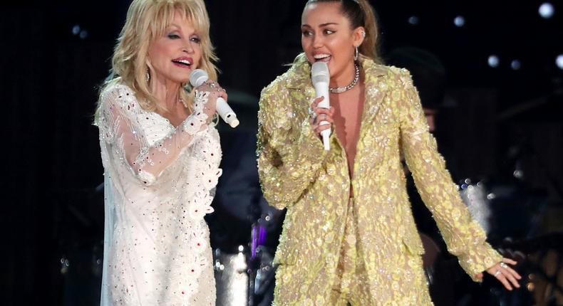 Miley Cyrus Dolly Parton