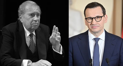 Morawiecki pożegnał Stuhra. Nie mógł się jednak powstrzymać. Internauci zniesmaczeni