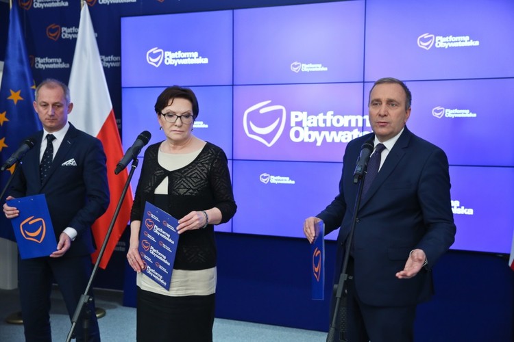 Sławomir Neumann, Ewa Kopacz i Grzegorz Schetyna