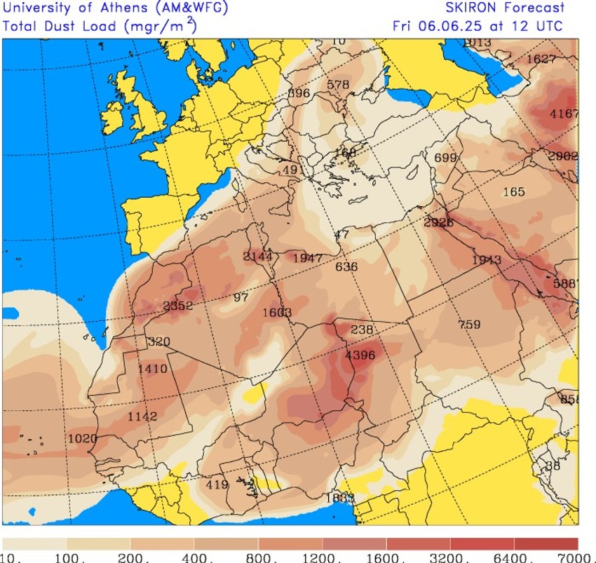 Mapa peska iz Sahare