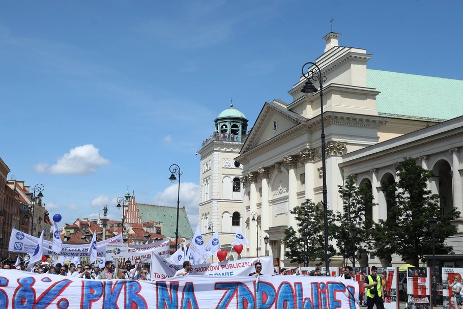 Czerwcowa manifestacja lekarzy