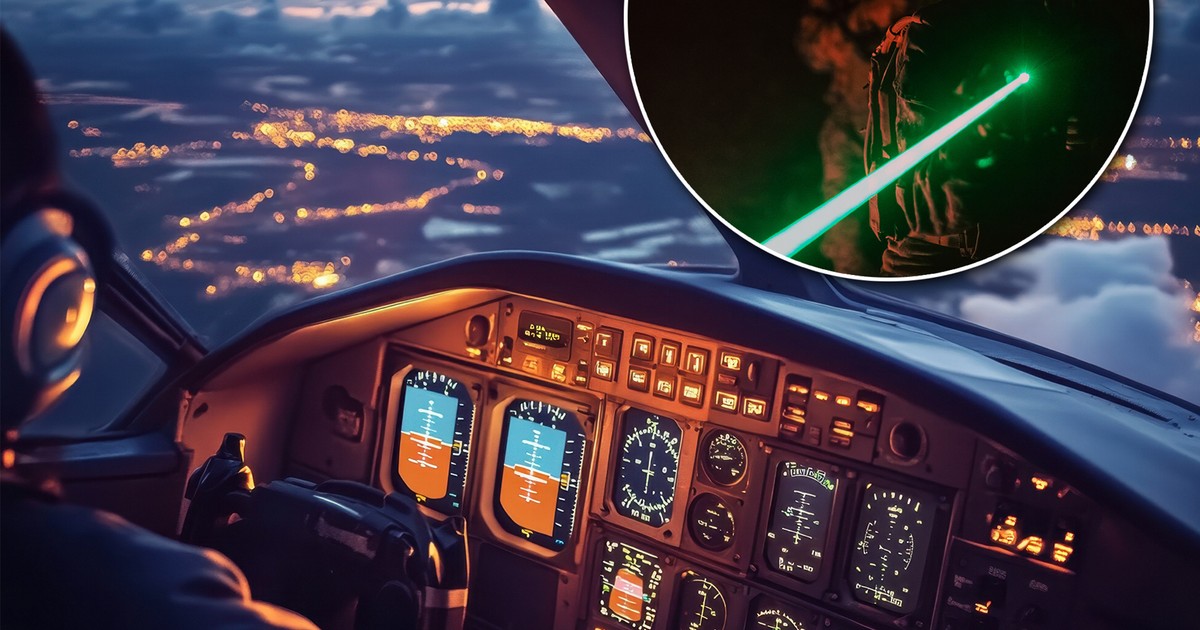 Skrajna nieodpowiedzialność. 37-latek z Wielkopolski oślepiał pilotów laserem