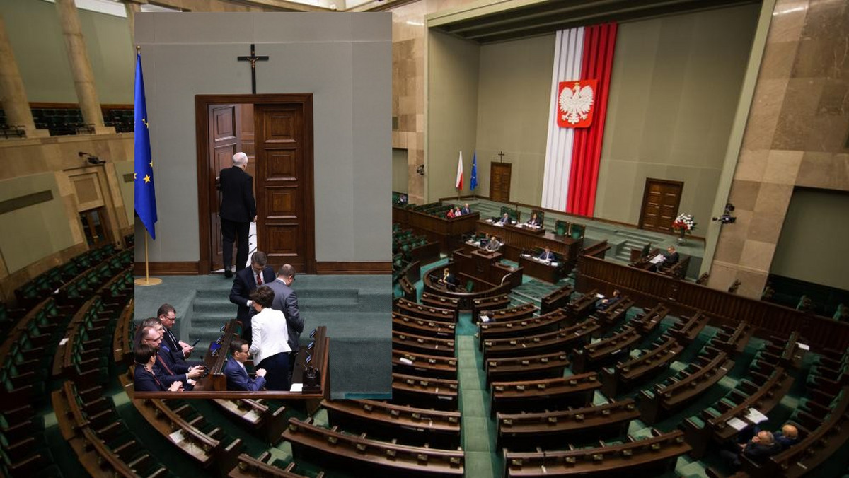 Symboliczne zdjęcie Jarosława Kaczyńskiego. "Koniec PiS"