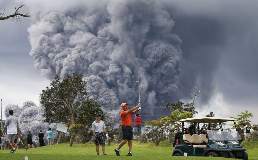 Erupcję wulkanu Kilauea