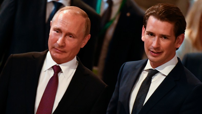 Władimir Putin i Sebastian Kurz