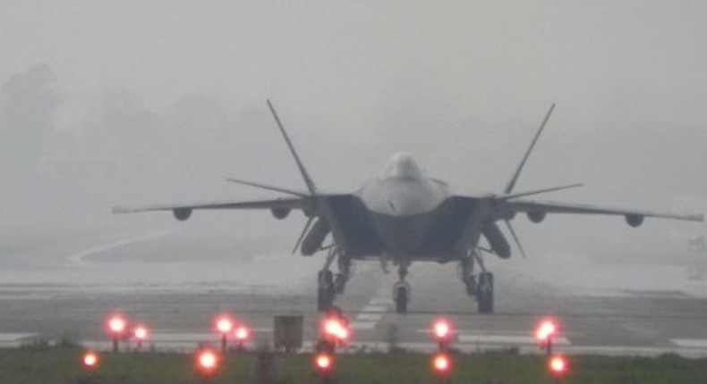 China's Chengdu J-20.