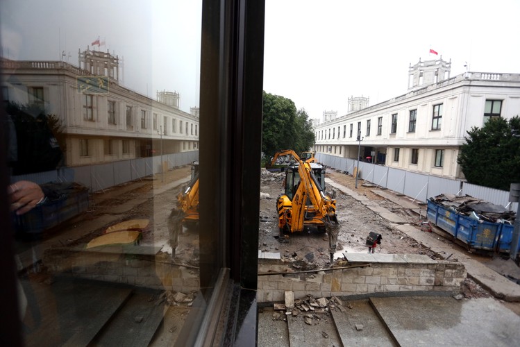 Trwa rozbudowa Sejmu