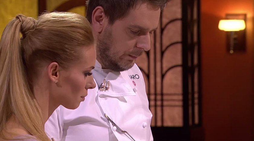 Izabela Janachowska i Wojciech Modest Amaro w Hell's Kitchen