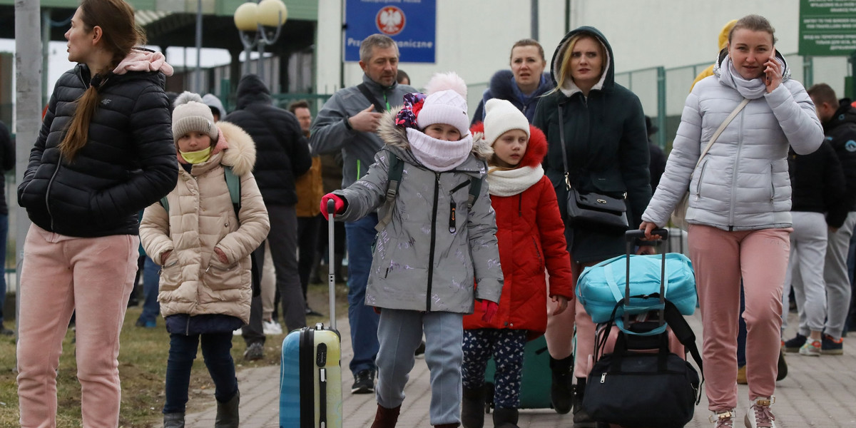 Do Polski trafiło już ponad 350 tys. ukraińskich uchodźców, to dane z 1 marca