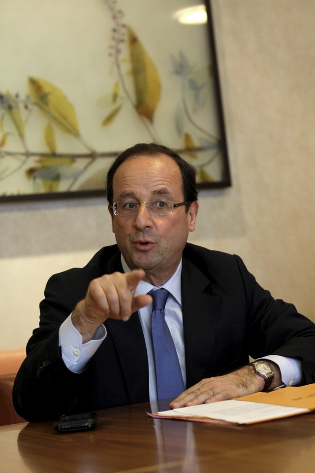 Prezydent Francji Francoise Hollande