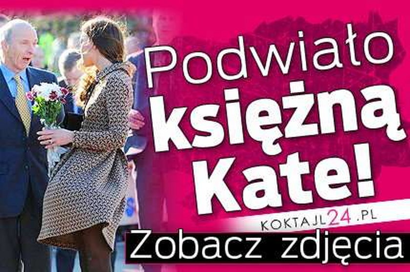 Podwiało księżną Kate! Zobacz zdjęcia