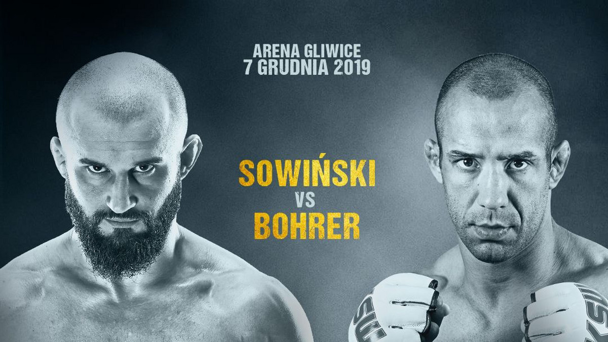 Na KSW 52 w Gliwicach nie mogło zabraknąć byłego mistrza KSW, Artura Sowińskiego (19-11, 6 KO, 7 Sub). Polak zmierzy się 7 grudnia w Arenie Gliwice z Viniciusem Bohrerem (16-7, 2 KO, 13 Sub).
