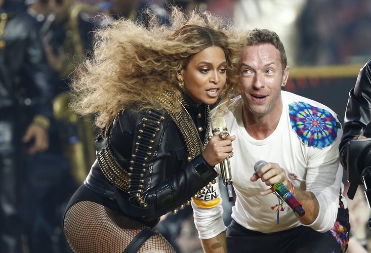 Beyoncé i Chris Martin na Super Bowl 2016