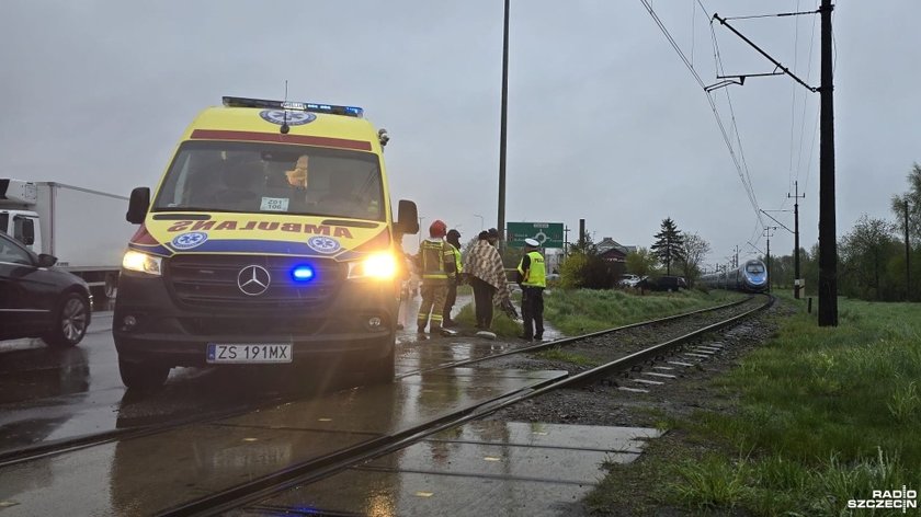 Mężczyzna zderzył się z pendolino.