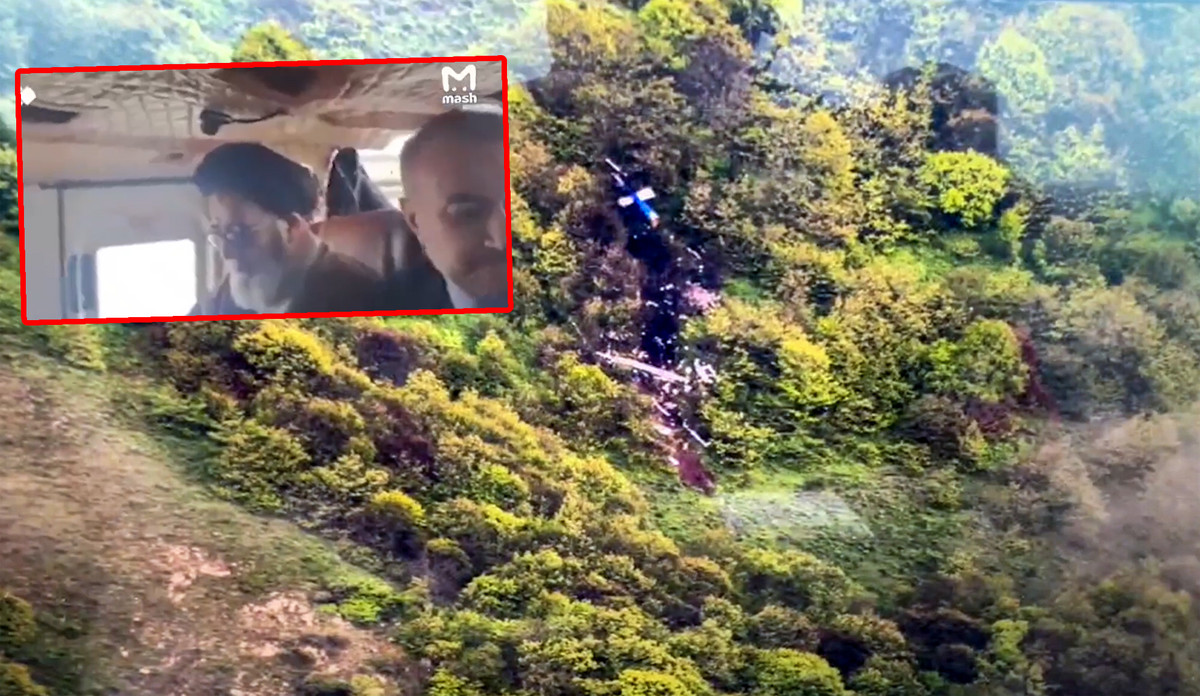 Media publikują ostatnie nagranie prezydenta Iranu z helikoptera [WIDEO]