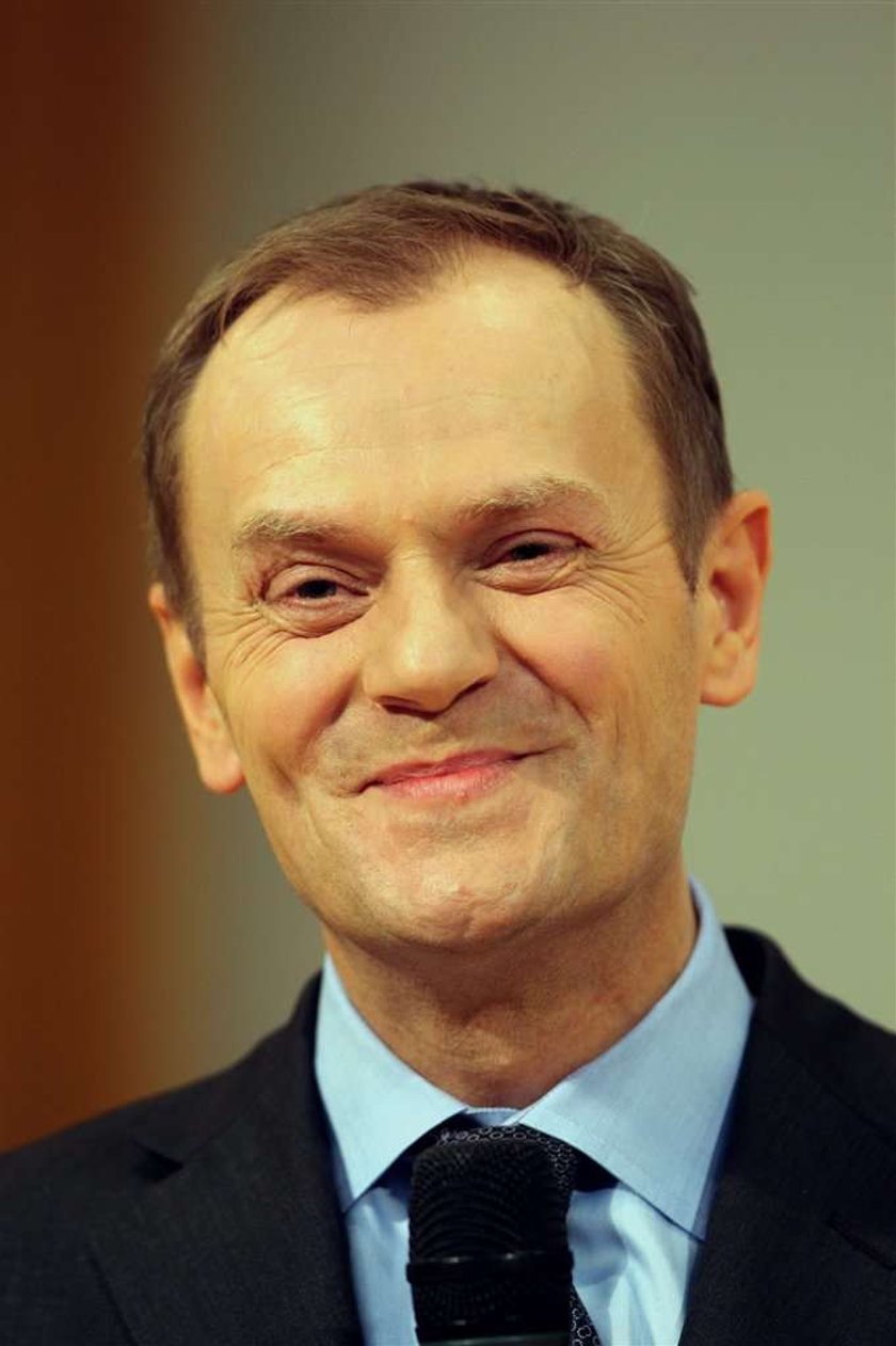 Donald Tusk, uśmiech