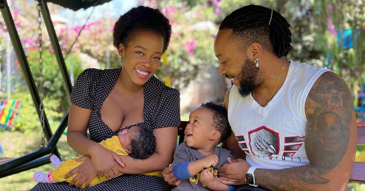 Corazon Kwamboka & Frankie unvei their daughter's face on Valentine's Day |  Pulselive Kenya
