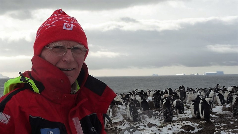 Jan Chmura na Antarktydzie