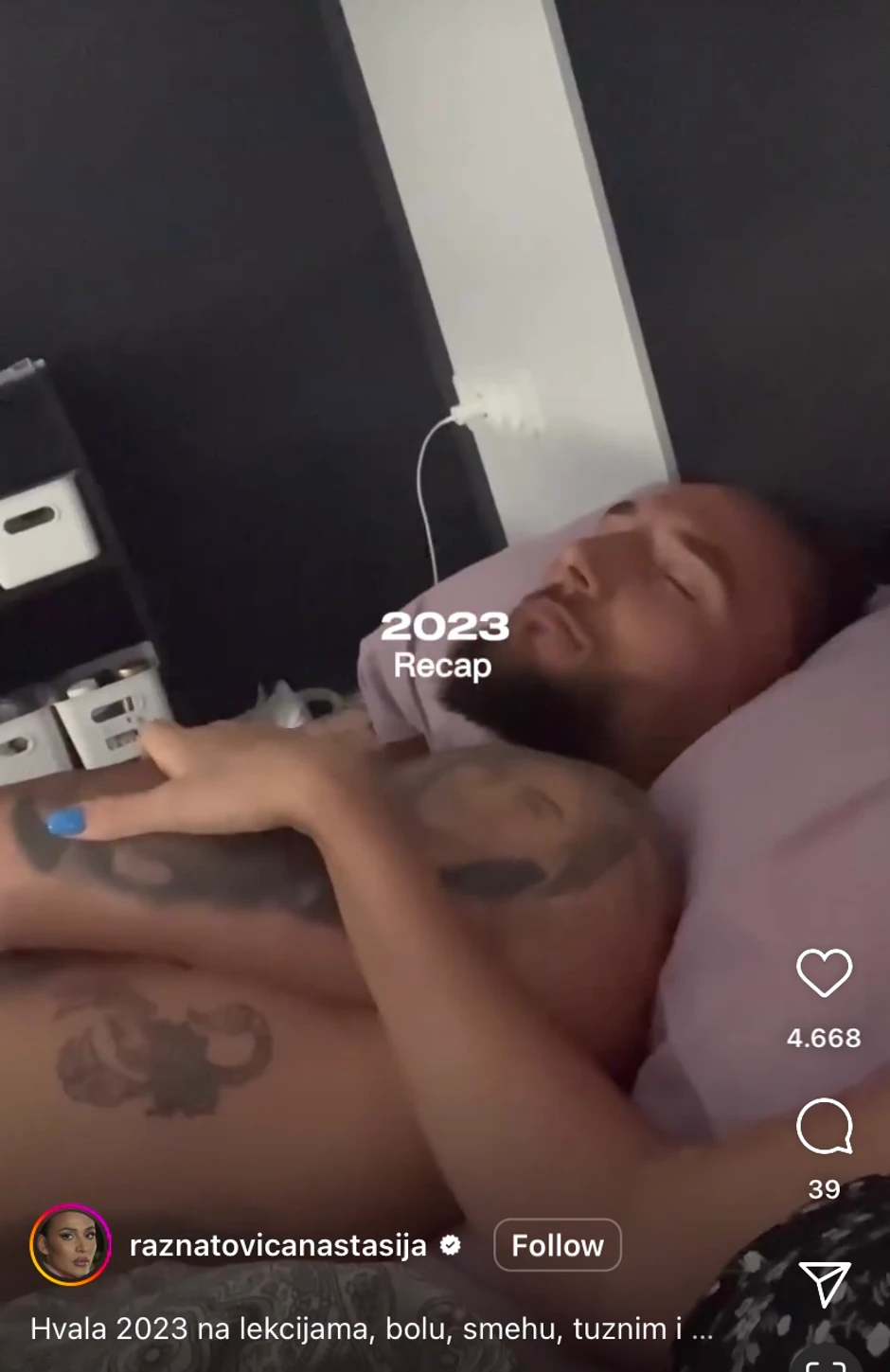 Anastasija i Nemanja, intimni momenti tokom godine