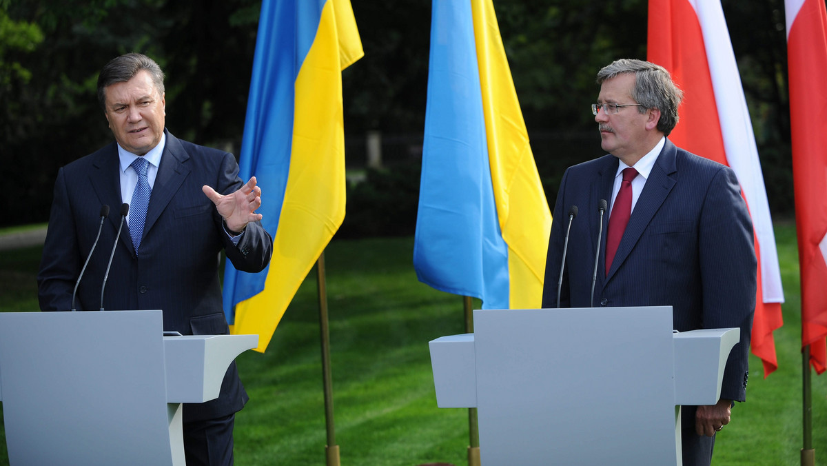 Prezydent Bronisław Komorowski oświadczył, że Polska zawsze będzie wspierała europejskie aspiracje Ukrainy, naszego - jak mówił - najważniejszego sąsiada. Komorowski spotkał z prezydentem Ukrainy Wiktorem Janukowyczem, który przybył do Warszawy na szczyt Partnerstwa Wschodniego.