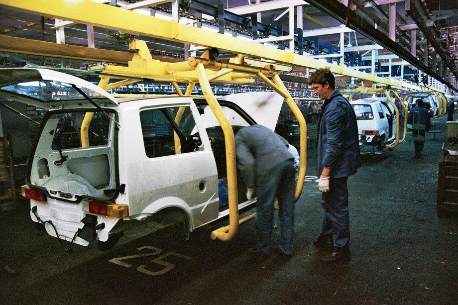 Fiat Cinquecento produkowany w Tychach w latach 1992-1996 miał też wersję z napędem elektrycznym (zdj. ilustracyjne)