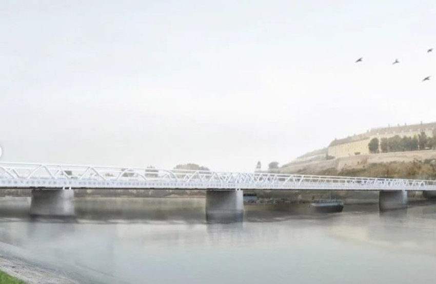 Novi most preko Dunava u Novom Sadu