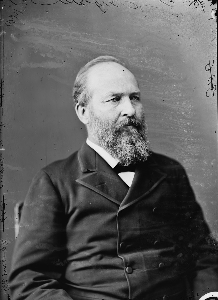 James Abram Garfield (1831-81) - 20. prezydent USA