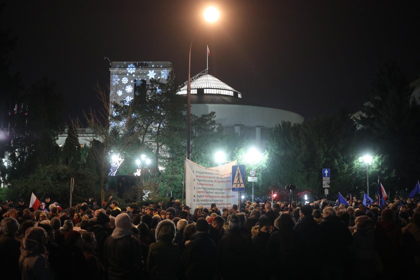 Protesty w obronie sędziów w całej Polsce