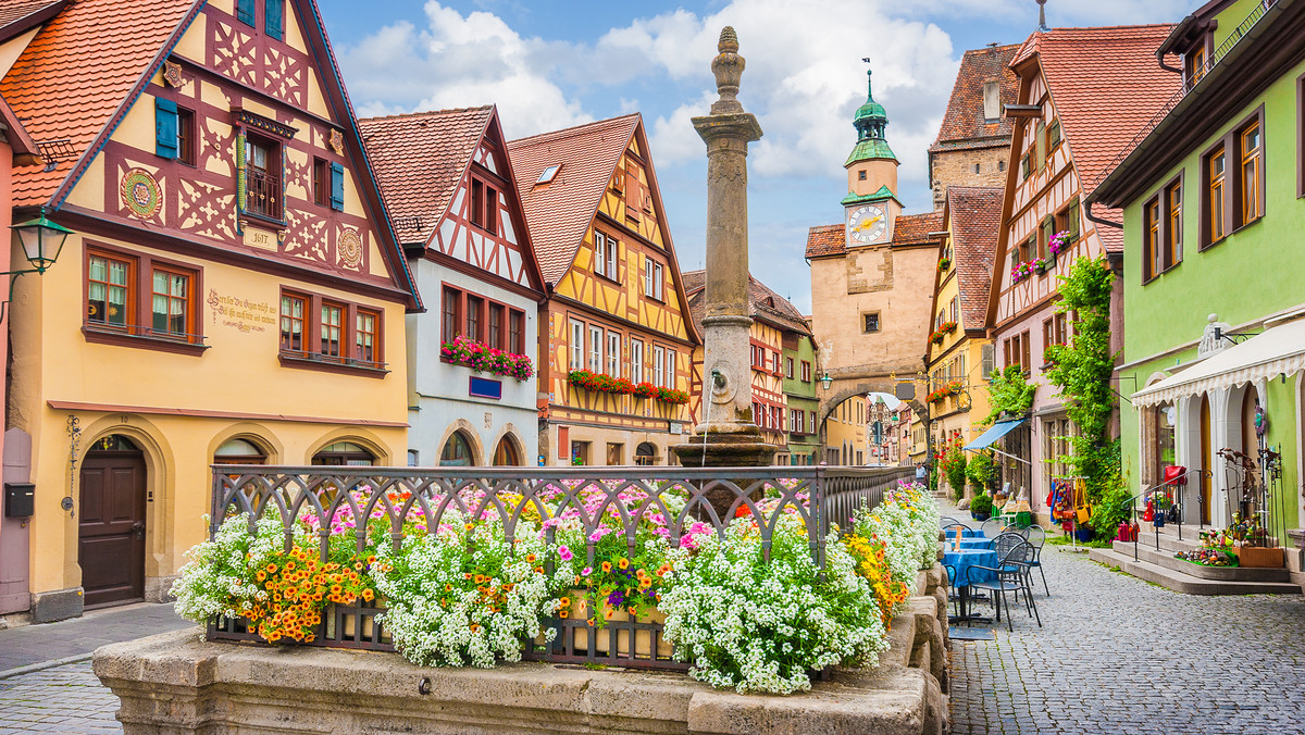 Rothenburg ob der Tauber w Niemczech