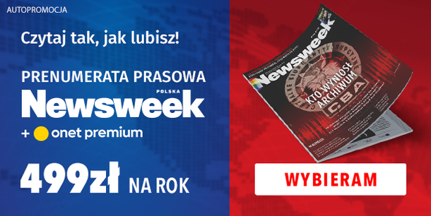 Roczna prenumerata Newsweek Polska + Onet Premium