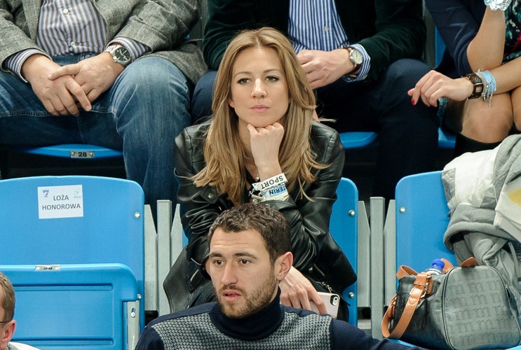 Domachowska kibicowała Janowiczowi podczas Pucharu Davisa